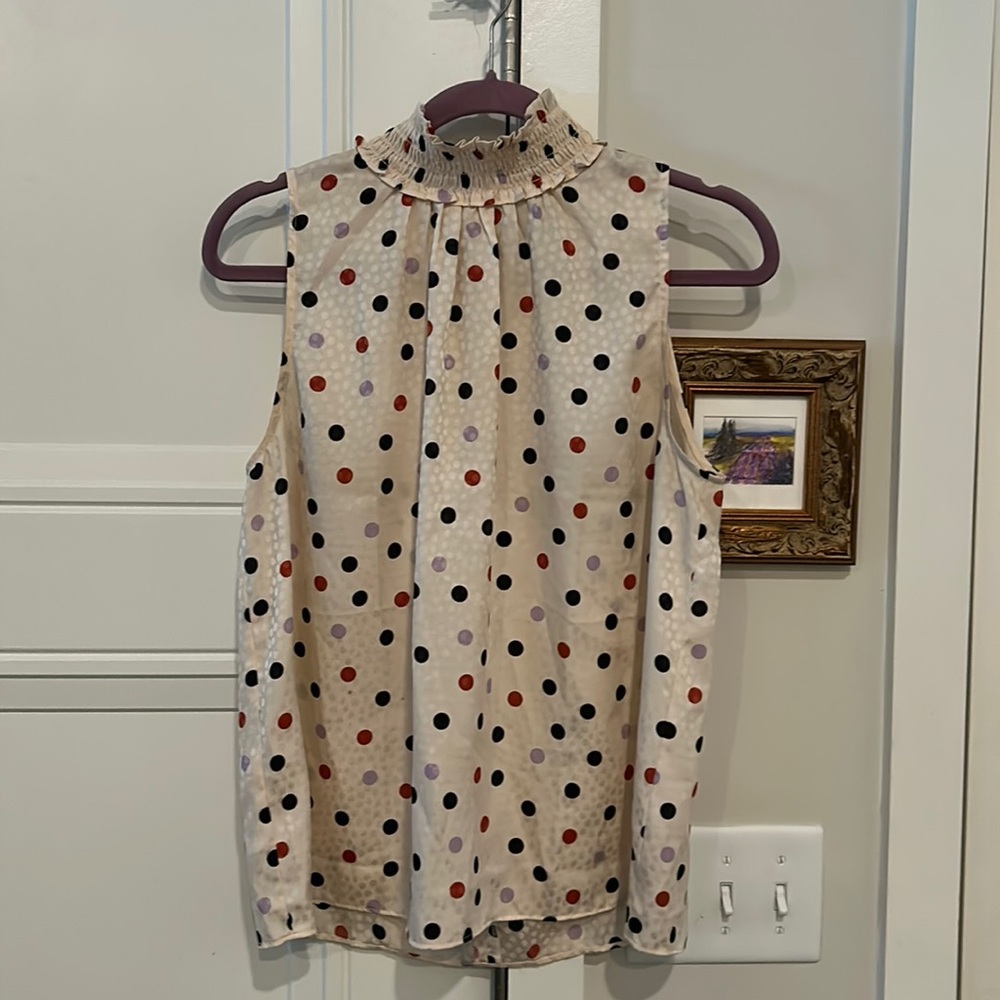 Sleeveless Ann Taylor silky blouse